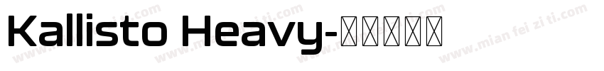 Kallisto Heavy字体转换